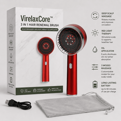 VirelaxCore™ 3 in 1 Hair Renewal Brush
